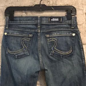 Authentic R&R distressed/bejeweled jeans